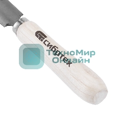 Напильник Сибртех, 250 мм, полукруглый, деревянная ручка