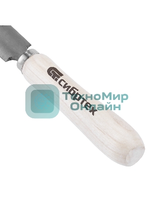 Напильник Сибртех, 250 мм, полукруглый, деревянная ручка