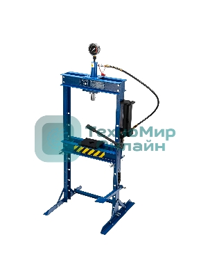 Пресс гидравлический с манометром и педалью Stels 12 т (комплект из 2 частей)