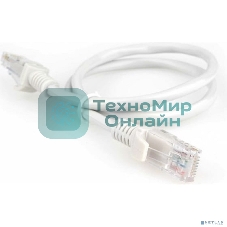 Патч-корд CCA light UTP Гарнизон PC-UTP-5e-0.5-G cat.5e, 0.5м, литой, многожильный серый