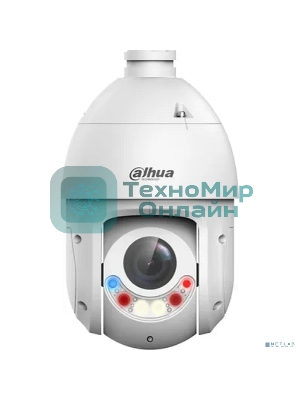 Уличная купольная PTZ IP-видеокамера Dahua DH-SD4E225Gb-HNR-A-PV1 TiOC с активным сдерживанием и ИИ 2Мп, 1/2.8” CMOS, моторизованный объектив 4.8~120мм (25x), видеоаналитика, ИК 100м, LED 50м, IP66