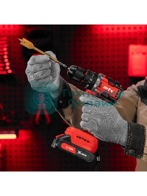 Дрель-шуруповерт аккумуляторная ударная бесщет. CIDS-BL-20, Li-Ion, 20 В MTX