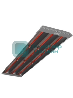 Обогреватель инфракрасный Ballu BIH-T-3.0 серый, 3000 Вт, 30 м2