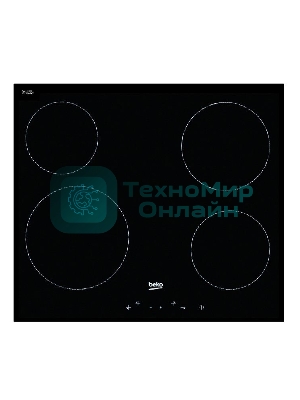 Встраиваемая электрическая варочная поверхность Beko HIC 64401, черный