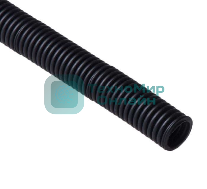 Труба гофрированная ПНД d25мм легкая с зондом черный (уп.20м) Рувинил 22501(20)