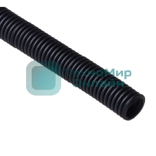 Труба гофрированная ПНД d25мм легкая с зондом черный (уп.20м) Рувинил 22501(20)