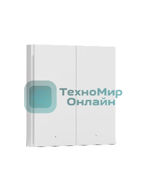 Выключатель двухклавишный Aqara Wireless Remote Switch H1 (WRS-R02)