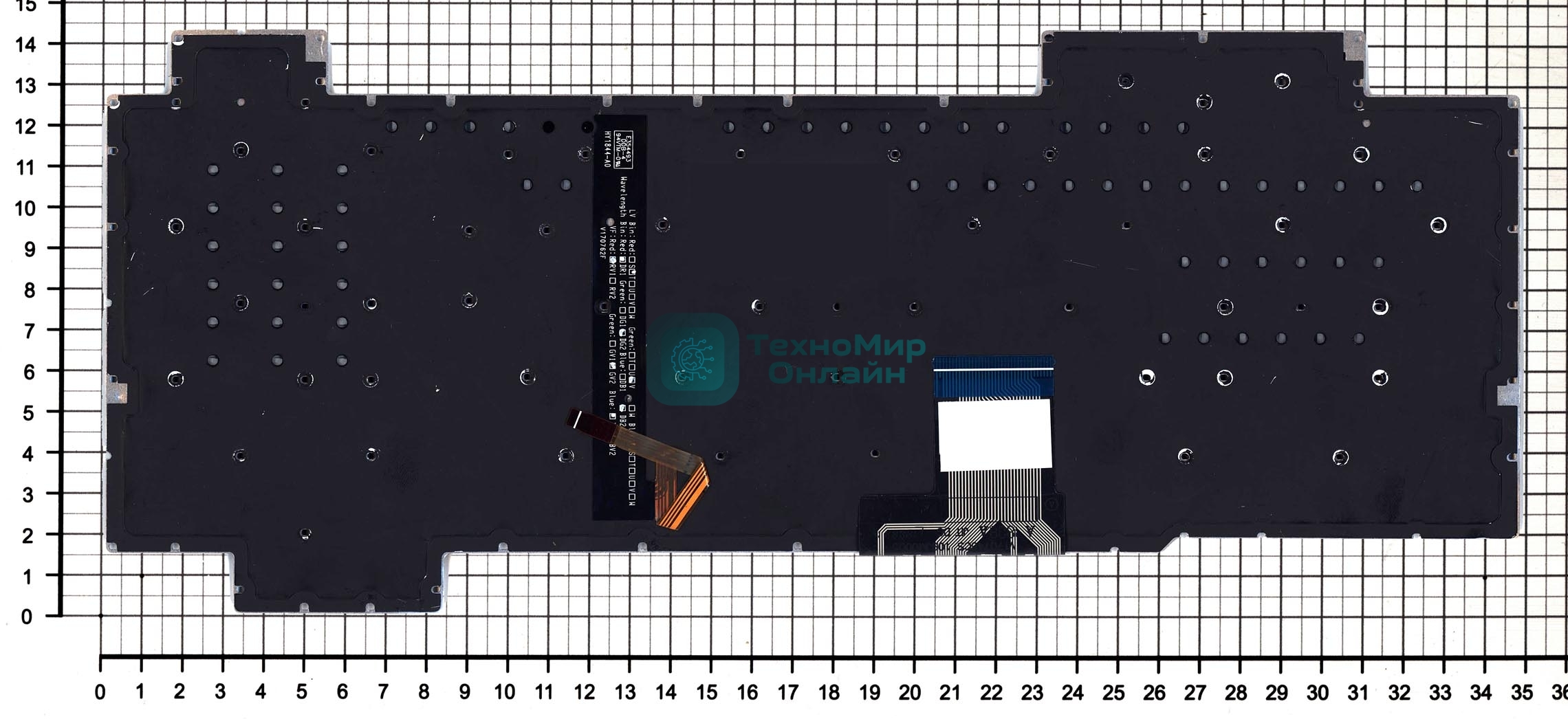 Клавиатура для ноутбука Asus ROG GL704 GL704GM черная c подсветкой