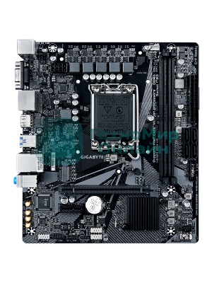 Материнская плата Gigabyte H610M S2H V2, LGA 1700, Intel H610, 2xDDR5, 4xSATA, 1xM.2, 1xPCIe 4.0 x16, 1xPCIe x1, 1xHDMI, 2xDP, 1xD-Sub, 1x 1Gb LAN, 2xUSB-A 3.2 Gen 1, 4xUSB-A 2.0, 3x 3.5 мм, 7.1, mATX