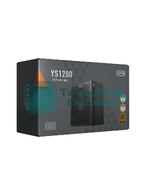 Блок питания PCCooler P5-YS1200-G1F черный 1200W 80 PLUS Gold, 135мм, модульный, черный