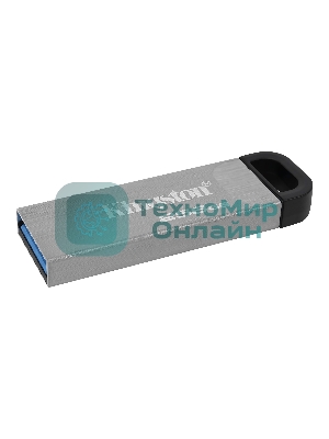 Флешка USB Kingston KYSON (DTKN/256GB), 256Gb, USB 3.2 Gen 1, R/W 200/60, серебристый/черный