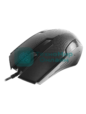 Мышь проводная Crown CMM-100 черный, 1000 dpi, USB, кнопки - 3