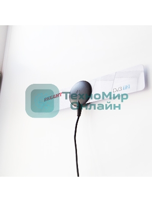 ТВ антенна Rexant комнатная для цифрового телевидения DVB-T2 на присоске, RX-255