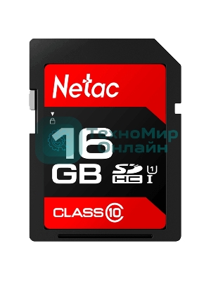 Флеш карта SDHC 16Gb Netac P600 NT02P600STN-016G-R
