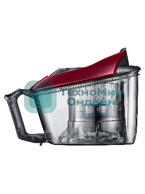 Пылесос Samsung VC18M31A0HP бордовый/черный, 380/1800 Вт, уборка сухая, пылесборник контейнер 2 л