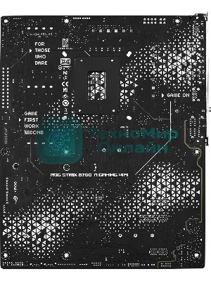 Материнская плата ASUS ROG STRIX B760-A GAMING WIFI, LGA 1700, Intel B760, 4xDDR5, 4xSATA, 3xM.2, 1xPCIe 5.0 x16, 1xPCIe 3.0 x4, 1xHDMI, 1xDP, 1x 2.5Gb LAN, 1xUSB-A 3.2 Gen 2, 2xUSB-A 3.2 Gen 1, 4xUSB 2.0, 5x3.5 мм, 7.1, Standard-ATX