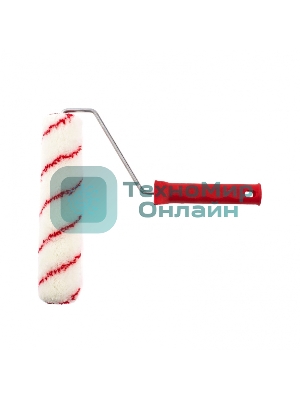 Валик в сборе Matrix нейлон, 250 мм, ворс 9 мм, D 36 мм, D ручки 6 мм