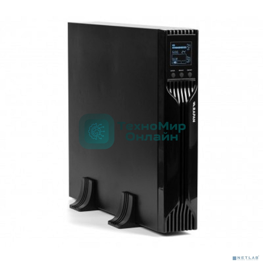 Источник бесперебойного питания ИБП Бастион RAPAN-UPS 2000 RACK+4x9Ah (1400 Вт, Line-interactive, встроенные АКБ 4 шт.x 9Ah) 8959