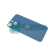 Задняя крышка (стекло) для Apple iPhone 13 Mini голубой