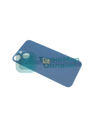 Задняя крышка (стекло) для Apple iPhone 13 Mini голубой