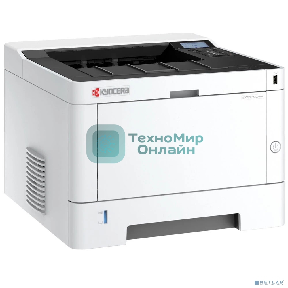 Принтер лазерный монохромный Kyocera ECOSYS PA4000wx (110C1F3NL1) A4, 40 стр/мин, 1200x1200dpi, 512Мб, USB 2.0,Duplex,wi-fi
