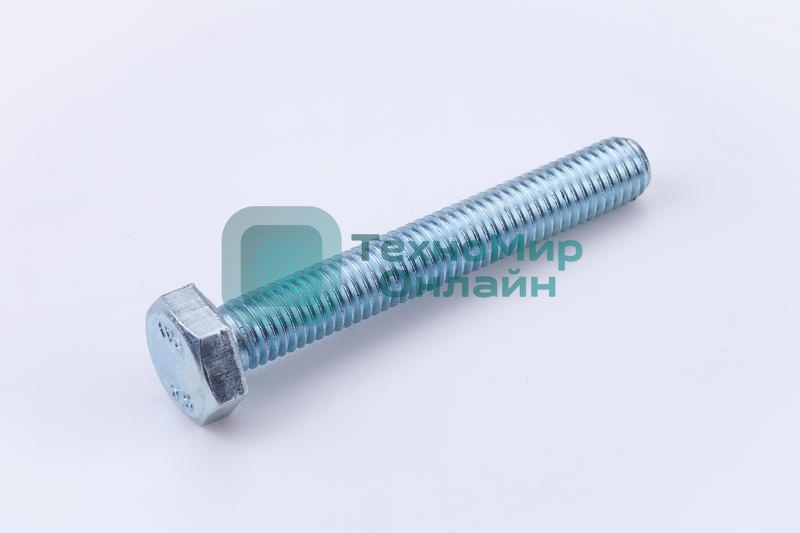 Болт М10х60 с шестигранной головкой цинк. DIN 933 (уп. 20 шт) класс прочности 5.8. пакет СТРОЙМЕТИЗ UTORM3012098