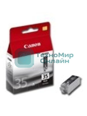 Картридж струйный Canon PGI-35Bk (1509B001) черный (9.30 мл, 200 стр.) для Canon PIXMA iP100, iP110