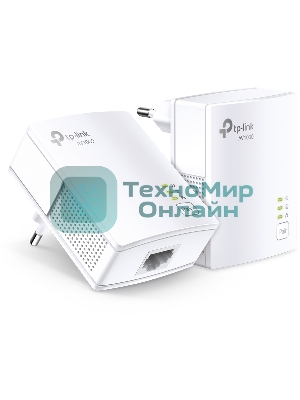 Сетевой адаптер TP-Link AV1000 Gigabit Powerline Starter KitSPEED: 1000 Mbps PowerlineSPEC: Broadcom CPU, HomePlug AV2, 1+1 Gigabit PortFEATURE: Plug and Play, tpPLC Utility, Pair for More SecurityKIT: 2× TL-PA7017