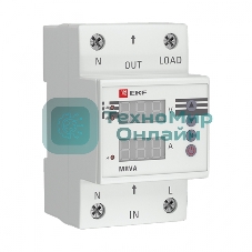 Реле напряжения и тока с дисплеем MRVA 25A EKF PROxima MRVA-25A
