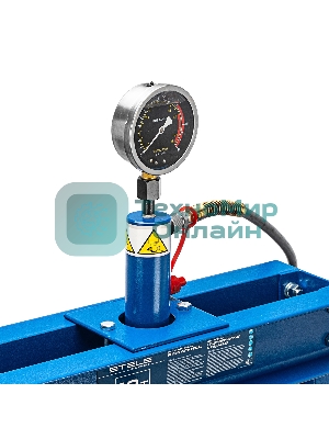 Пресс гидравлический с манометром и педалью Stels 12 т (комплект из 2 частей)