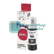 Контейнер с чернилами Sakura C13T09C14A (108 BK) для Epson, черный, 70 мл.