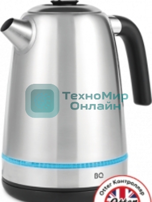 Чайник электрический BQ KT1725SW стальной/черный