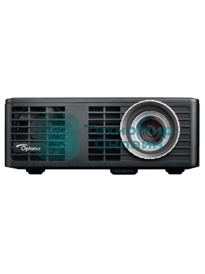 Проектор Optoma ML750e (DLP, LED, WXGA 1280x800, 700Lm, 15000:1, HDMI, USB, MHL, MicroSD, 1x1W speaker, 3D Ready, led 20000hrs, черный, 0.38kg)