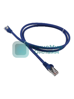 Патч-корд LANMASTER LSZH FTP cat.5e, 3.0 м, синий