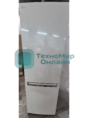(Из ремонта, рабочий, гарантия 7 дней, царапина до металла на боковой стенки) Холодильник LG GC-B459SECL бежевый двухкамерный инвертер 246/127л морозилка снизу, No Frost