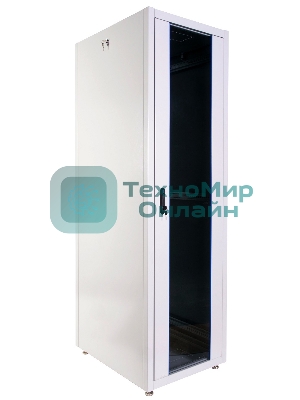 Шкаф коммутационный ЦМО (ШТК-Э-42.8.8-44АА) напольный 42U 800x800 мм пер. дв. перфор. задн. дв. перфор. 2 бок. пан. 710 кг серый 715 мм 105 кг