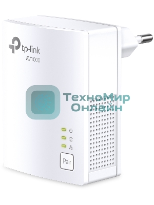Сетевой адаптер TP-Link AV1000 Gigabit Powerline Starter KitSPEED: 1000 Mbps PowerlineSPEC: Broadcom CPU, HomePlug AV2, 1+1 Gigabit PortFEATURE: Plug and Play, tpPLC Utility, Pair for More SecurityKIT: 2× TL-PA7017