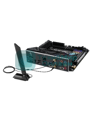 Материнская плата ASUS ROG STRIX B760-I GAMING WIFI, LGA 1700, Intel B760, 2xDDR5, 4xSATA, 2xM.2, 1xPCIe 5.0 x16, 1xHDMI, 1xDP, 1x 2.5Gb LAN, 3xUSB-A 2.0, 3xUSB-A 3.2 Gen 1, 1xUSB-C 3.2 Gen 1, 1xUSB-C 3.2 Gen 2x2, 5x3.5 мм, 7.1, Mini-ITX