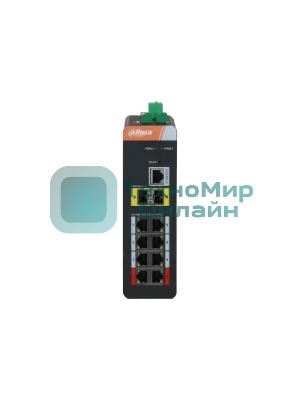 Коммутатор Dahua DH-IS4210-8GT-120 8x1 Гбит/с 2SFP 8PoE 120W управляемый