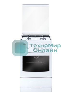 Плита газовая Gefest 3200-06 К2 белый, конфорок 4 шт, духовка 42 л, 50 см x 85 см x 57 см
