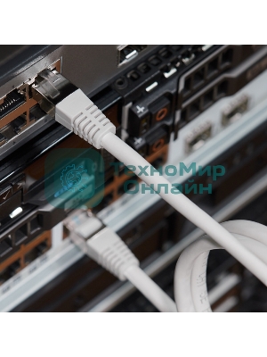 Пaтч-корд Rexant  F/UTP, cat. 5e, RJ45-RJ45, экранированный, 24AWG, LSZH, серый, 1м