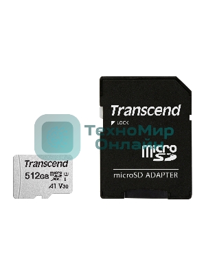 Флеш карта 512Gb microSD w/adapter UHS-I U3 A1