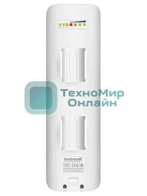 Сетевое оборудование UBIQUITI NSM2(EU) всепогодная Wi-Fi/TDMA AP/CPE. 802.11n, 2,4 ГГц, антенна 11 дБ