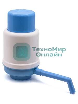 Помпа для 19л бутыли Aqua Work Дельфин Квик механический голубой/белый