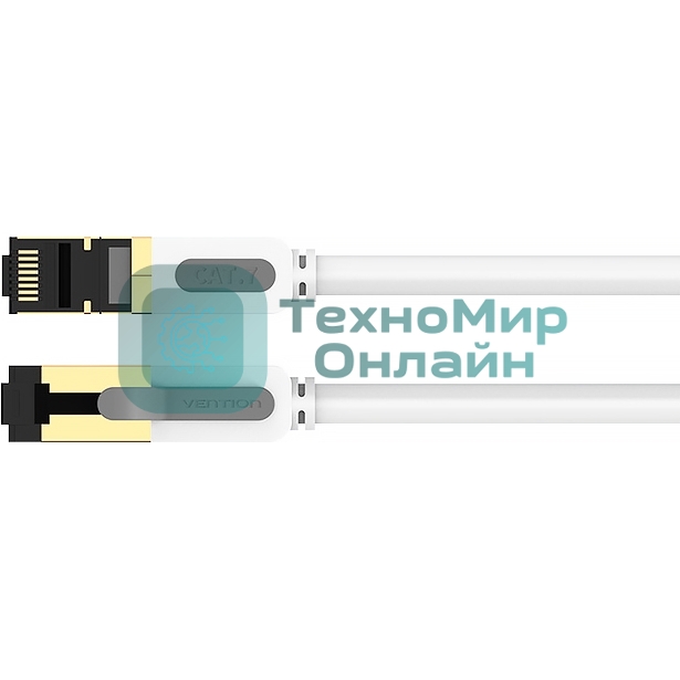 Патч-корд Vention прямой SFTP cat.7 RJ45 - 5м. Серый