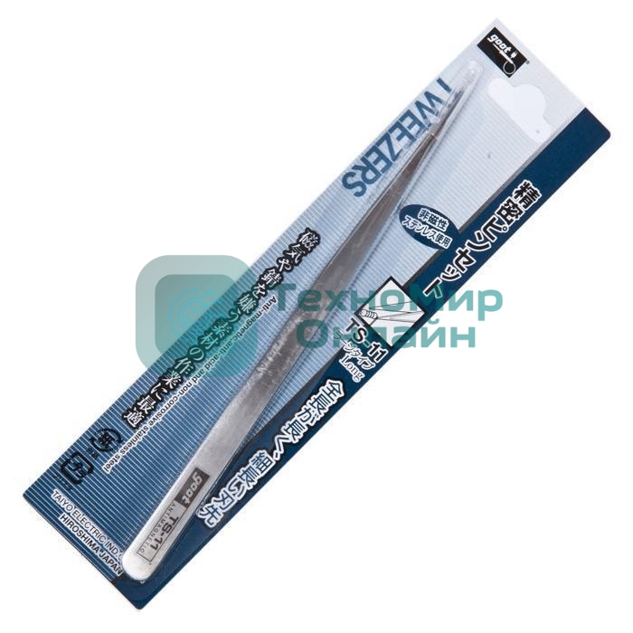 Пинцет прямой Goot TS-11