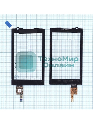 Сенсорное стекло (тачскрин) для Samsung M1 GT-I6410, черное