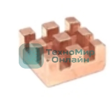 Медный радиатор 10х10х 4 мм