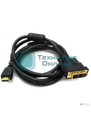 Кабель Rexant HDMI - DVI-D gold 3М с фильтрами
