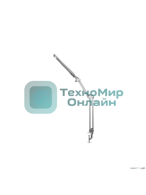 Camelion KD-821 C03 серебро LED (Св-к наст.,8 Вт, 230В, 2 ур.ярк,350лм, струбцина)